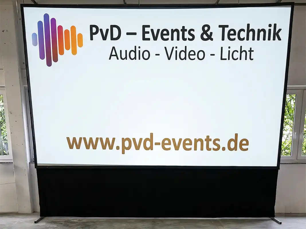 AV Stumpfl Vario32 Rahmenleinwand | 460 x 270 cm | 16:9 Profi-Lösung