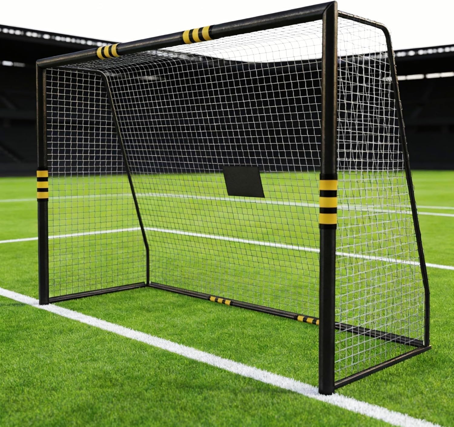 Fussballtore Outdoor Soccertor wetterfeste &amp; stoßdämpfendes Design Torwand für Kinder &amp; Erwachsene
